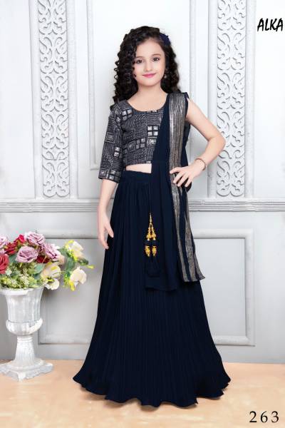 Alka Vol 38 Designer Eid Special Kids Lehenga Choli Collection